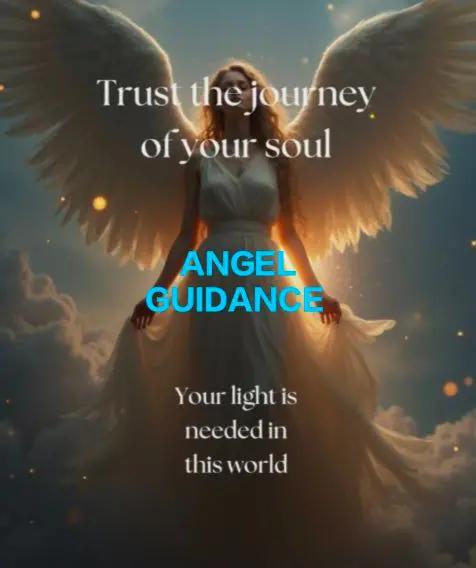 Angel guidance spiritual reading session booking cover image