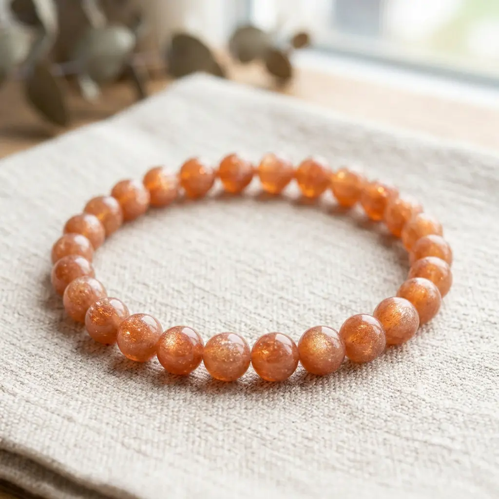 AAA Sunstone Bracelet – premium natural crystal bracelet for joy, vitality, optimism and personal confidence