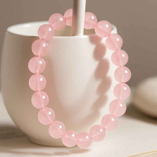 RARE ROSE QUARTZ BRACELET
