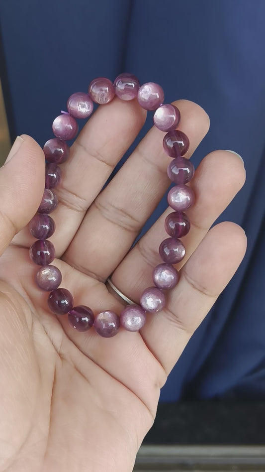 Ultra Rare Purple Lepidolite bracelet