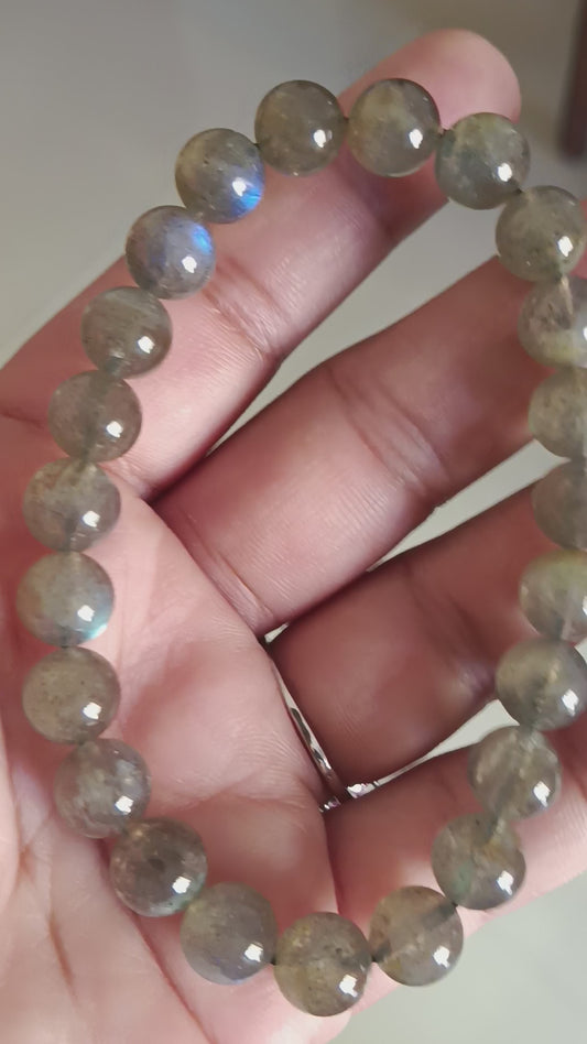 HQ LABRADORITE BRACELET THIRD EYE CHAKRA