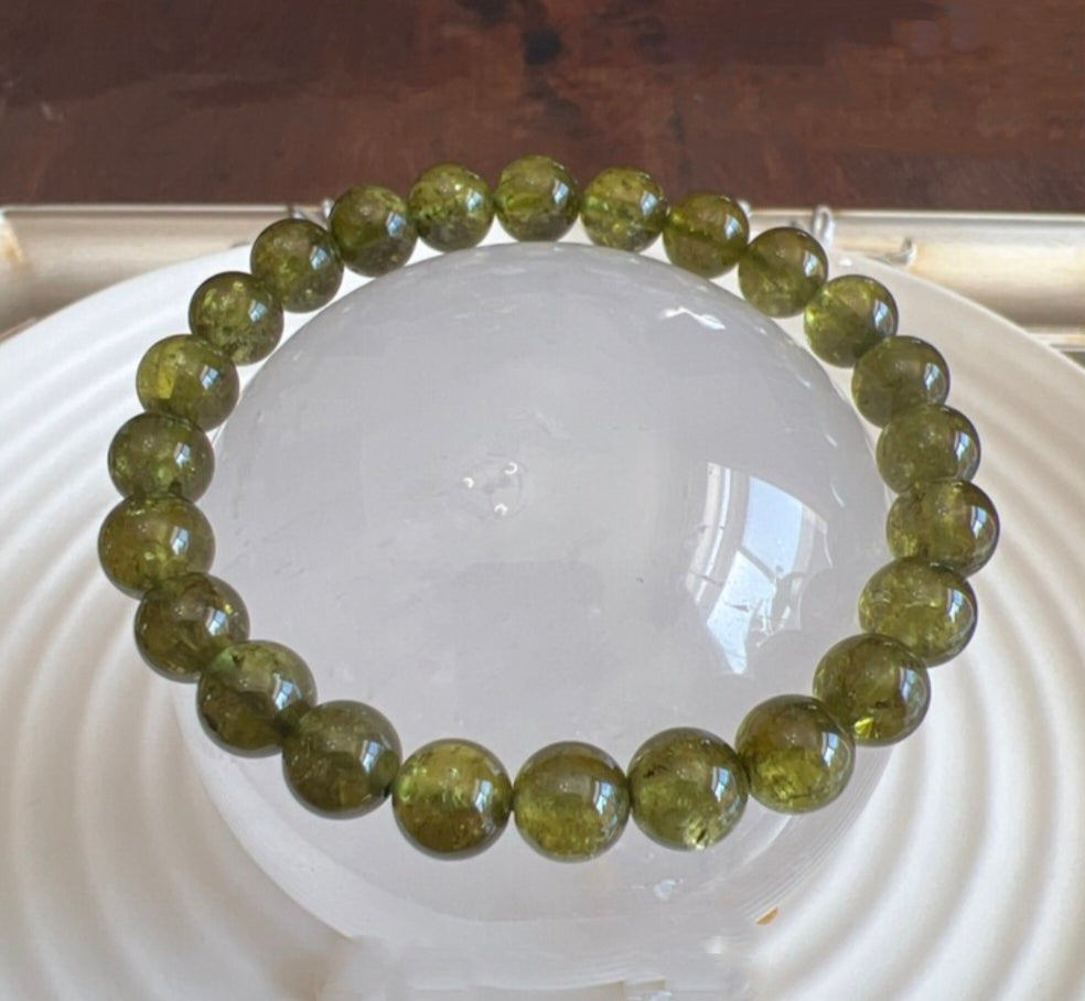 Tsavorite Garnet Green garnet bracelet AAA