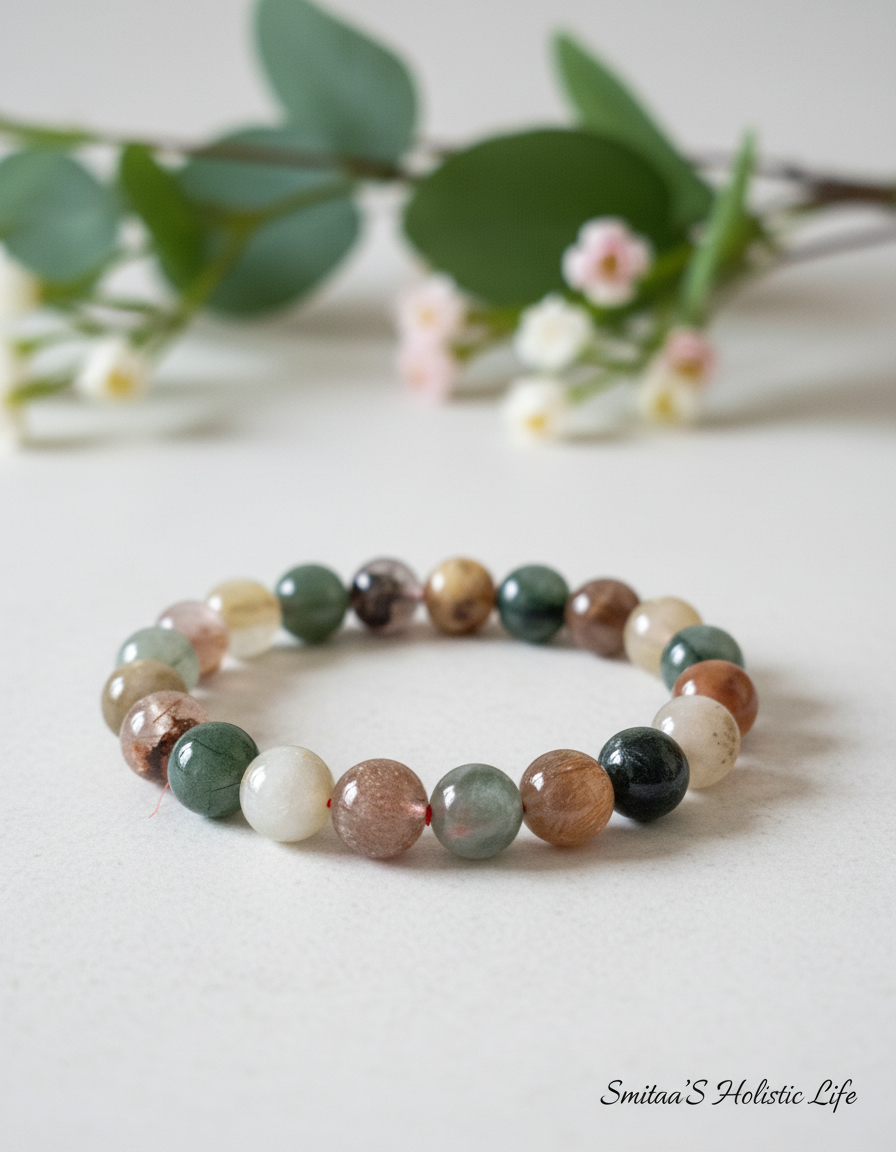 MULTI COLOR RUTILE BRACELET HEALING TRAUMAS