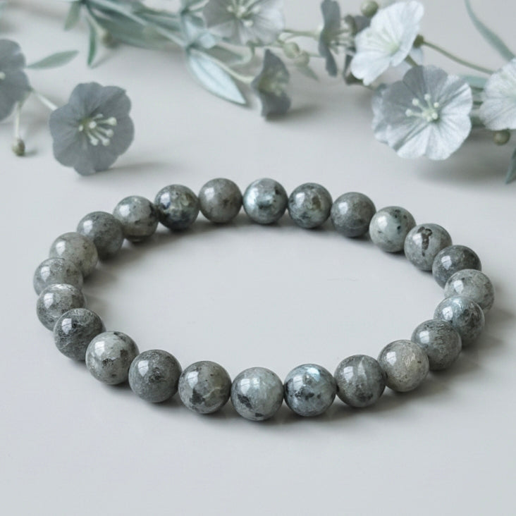 LARVIKITE BRACELET THE STONE OF BLESSINGS