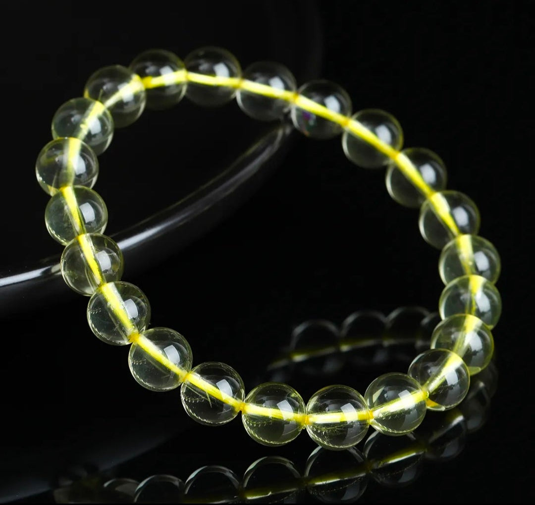 Rare Lemon Quartz Bracelet