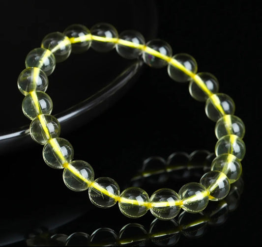Rare Lemon Quartz Bracelet
