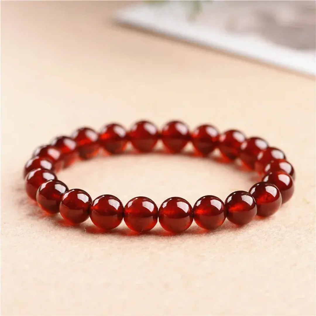 ORANGE GARNET BRACELET HIGH QUALITY