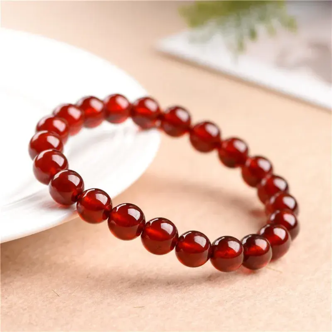 ORANGE GARNET BRACELET HIGH QUALITY