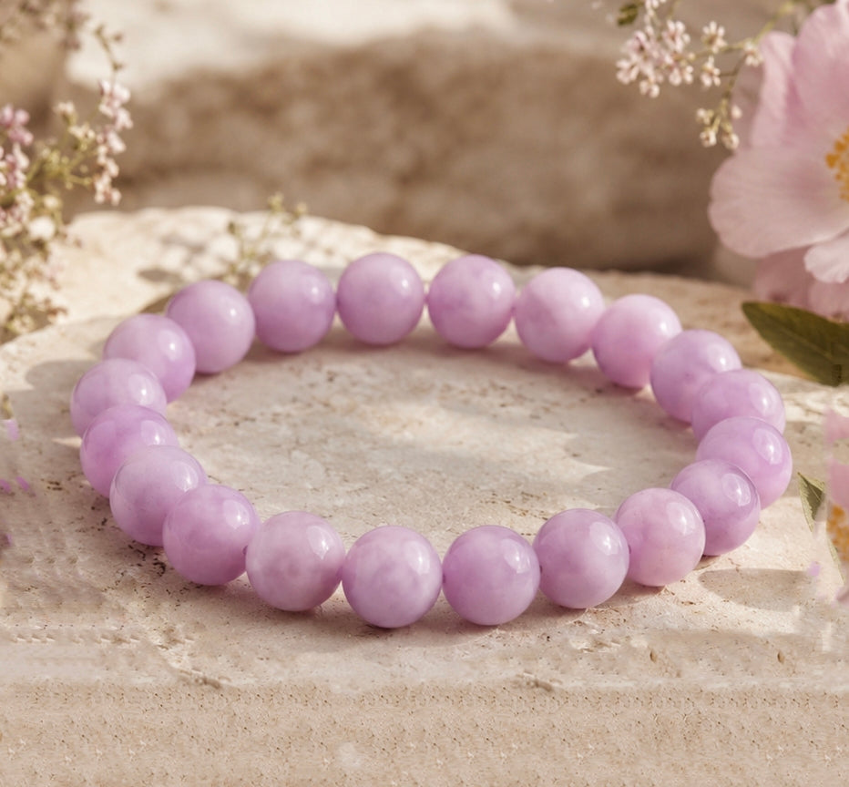 KUNZITE BRACELET FOR UNCONDITIONAL LOVE
