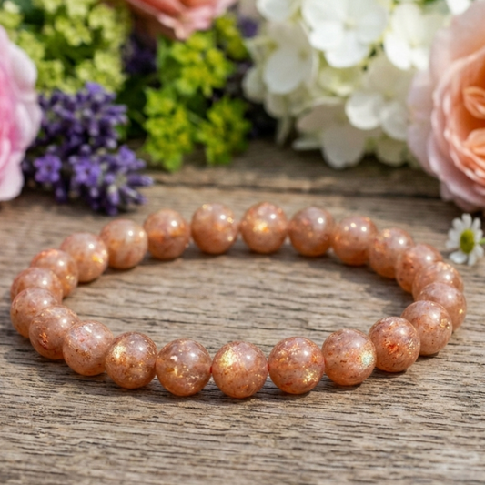 NATURAL SUNSTONE BRACELET