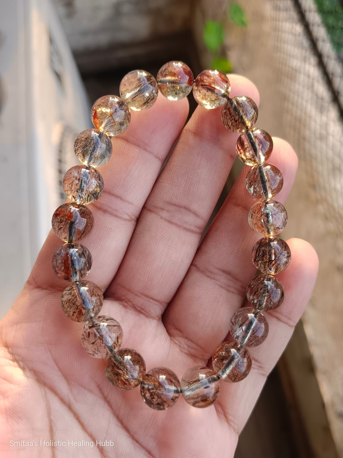 RARE GOLDEN BLACK SUPER SEVEN BRACELET