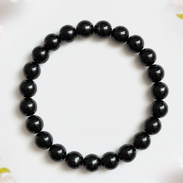 ORIGINAL BLACK TOURMALINE BRACELET AAA GRADE FOR PROTECTION