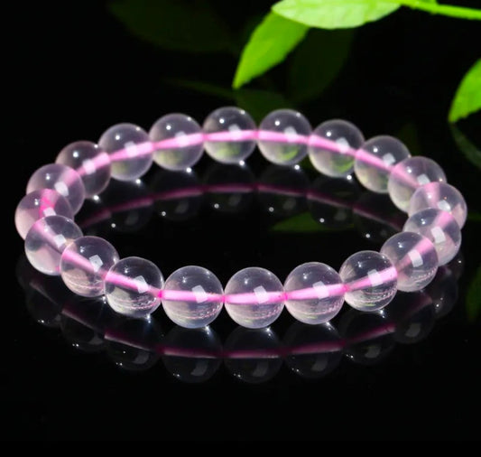 AMBRACE LOVE Mozambique 5A GRADE Rose Quartz Bracelet