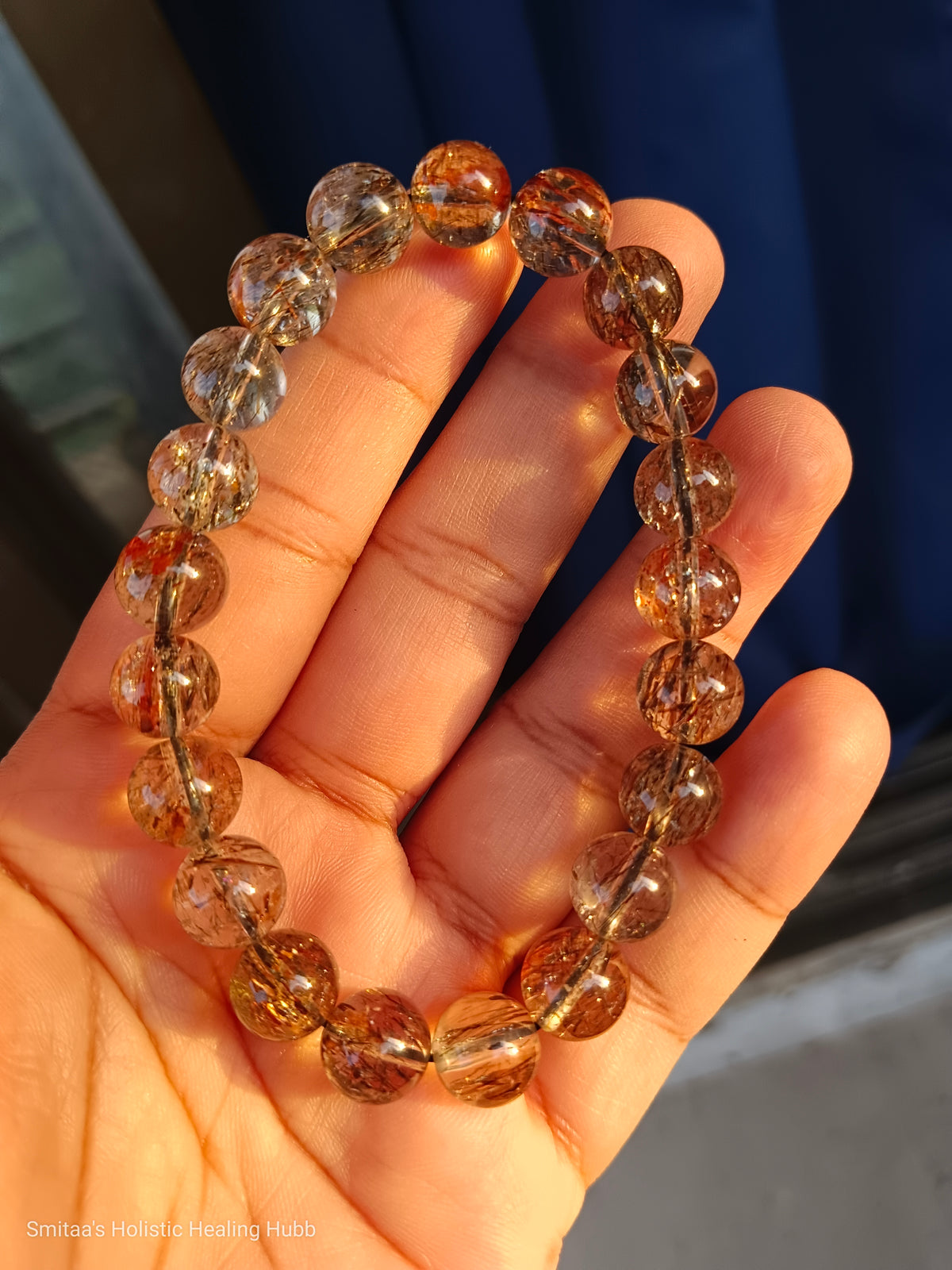 RARE GOLDEN BLACK SUPER SEVEN BRACELET