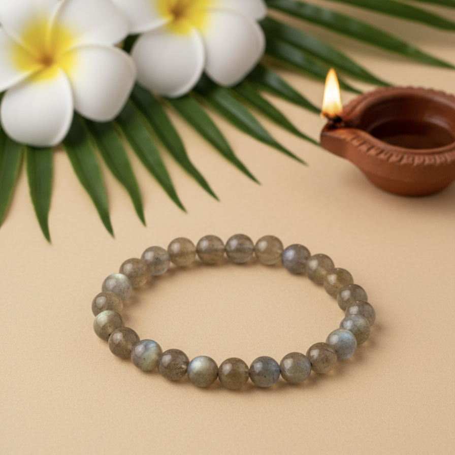 HQ LABRADORITE BRACELET THIRD EYE CHAKRA