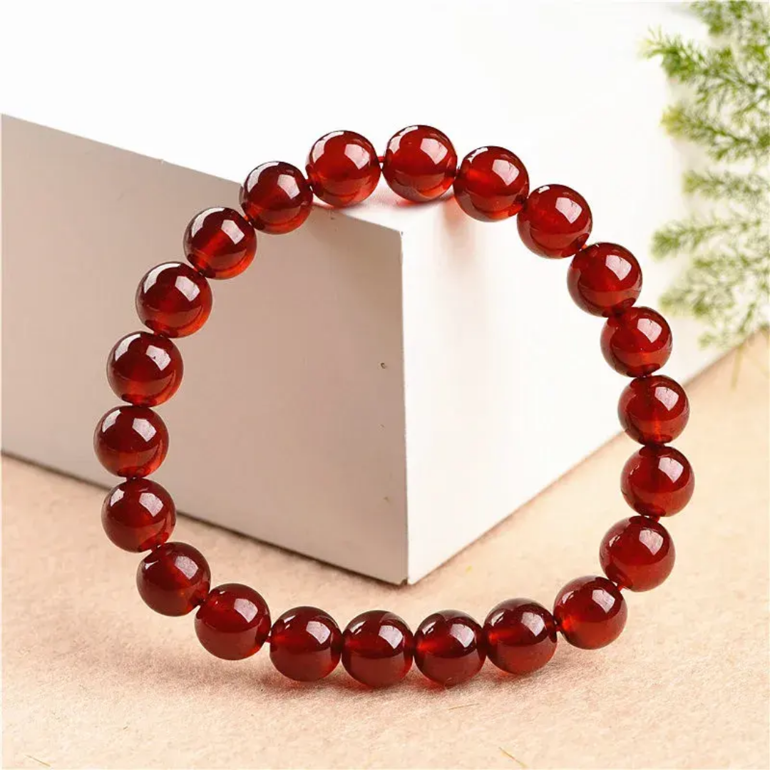 ORANGE GARNET BRACELET HIGH QUALITY