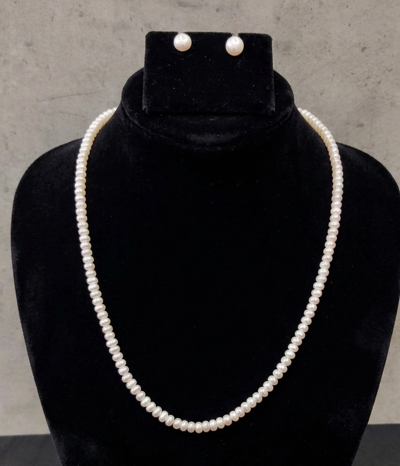 FRESHWATER PEARL NECKLACE SET