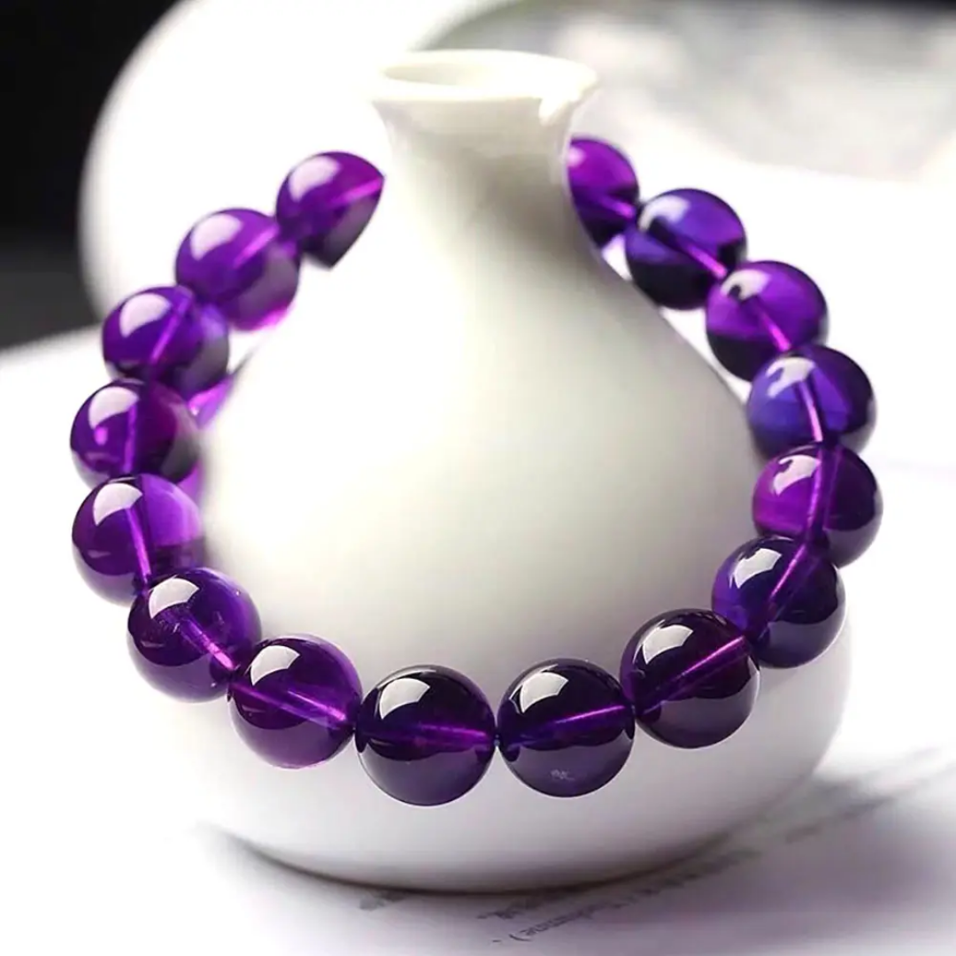 Ultra Rare Amethyst Bracelet | Spiritual Protection & Calm