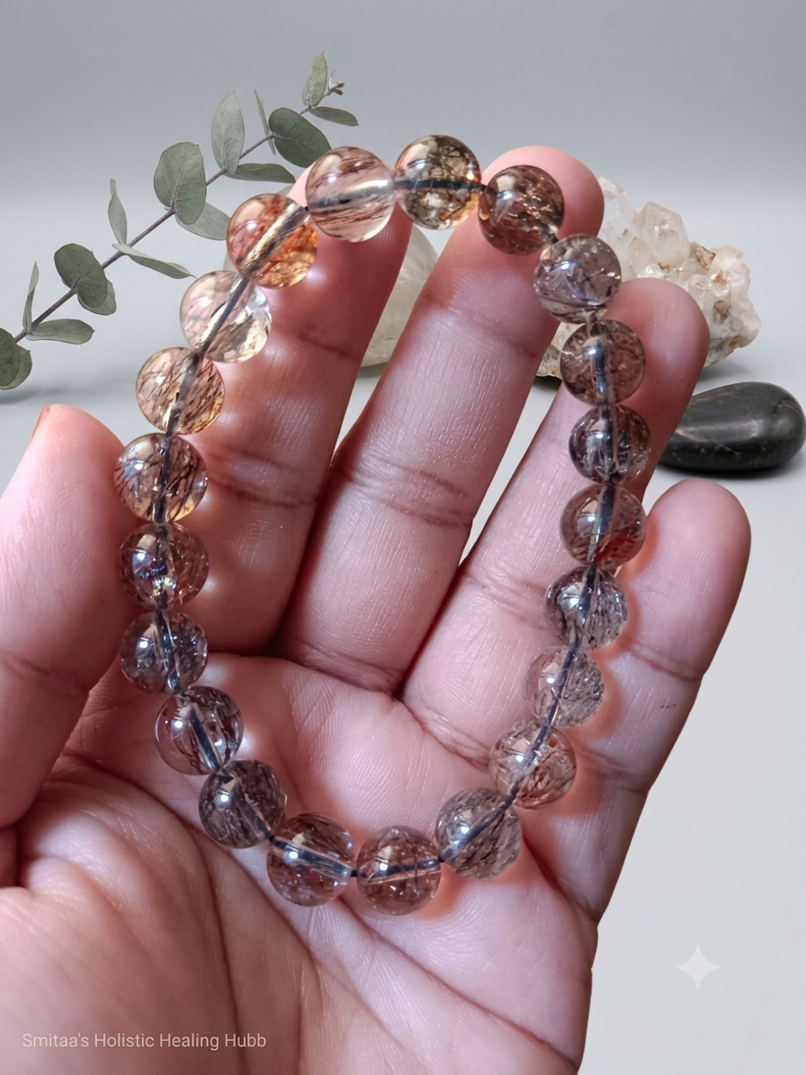 RARE GOLDEN BLACK SUPER SEVEN BRACELET