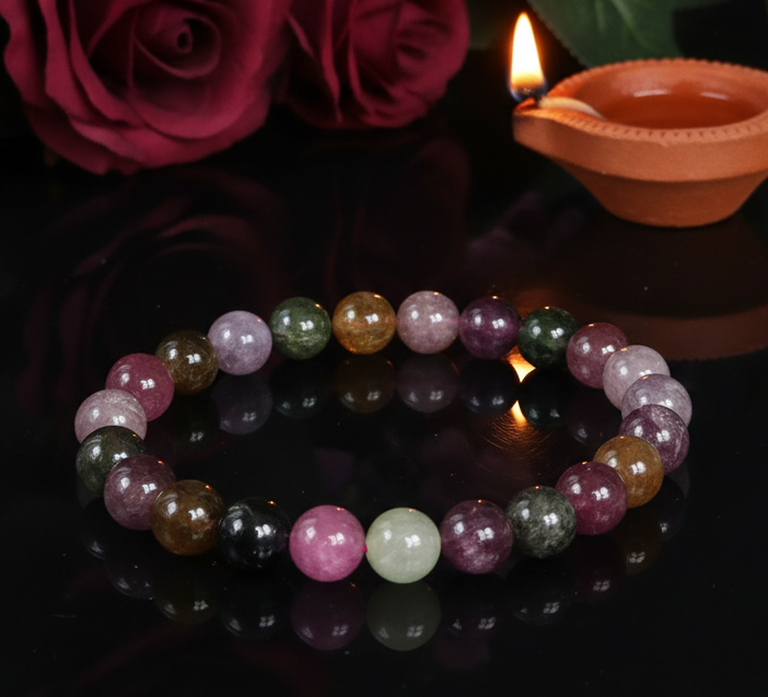 HIGH GRADE RARE MULTI TOURMALINE BRACELET